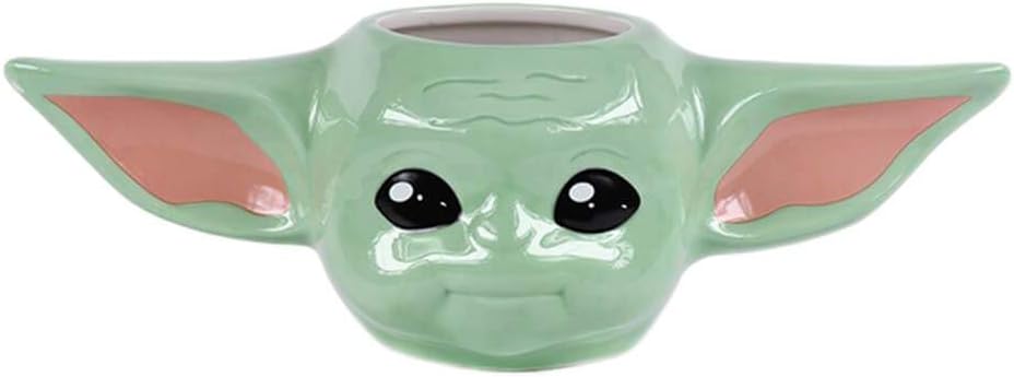 Caneca 3D Star Wars Mandalorian Baby Yoda 400ml