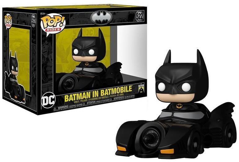 POP! Rides Deluxe: Batman com Batmobile 20 cm