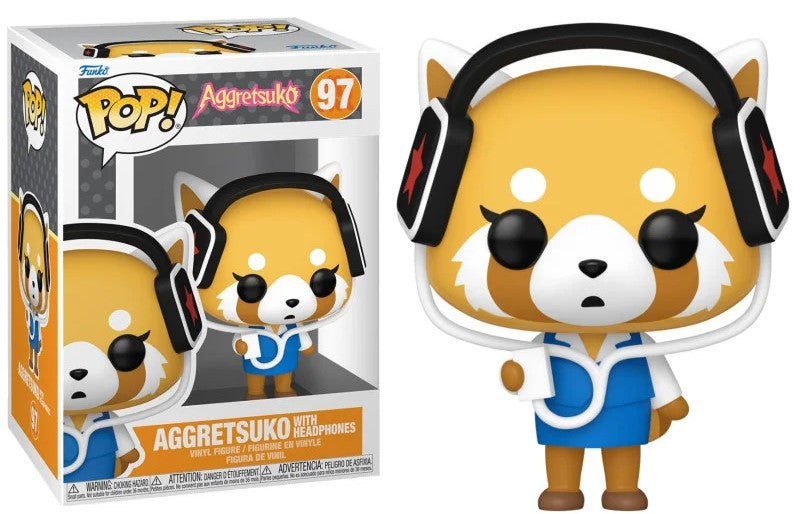 POP! Sanrio: Aggretsuko com Auscultadores 9cm