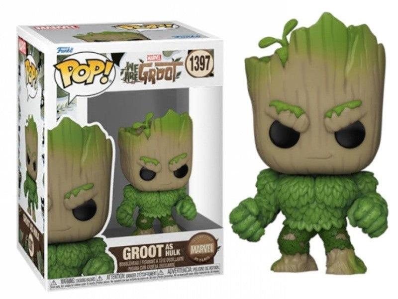 POP! Marvel: We Are Groot - Groot como Hulk 9 cm