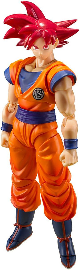 S.H. Figuarts Super Saiyan God Son Goku - Saiyan God of Virtue (Dragon Ball Super) 14cm