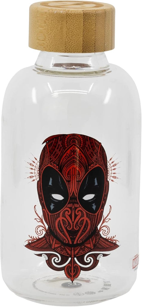 Garrafa de Vidro Marvel Deadpool 620ml