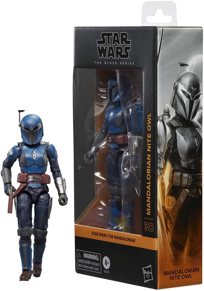 Star Wars The Mandalorian Nite Owl Black Series – Figura Articulada 15 cm