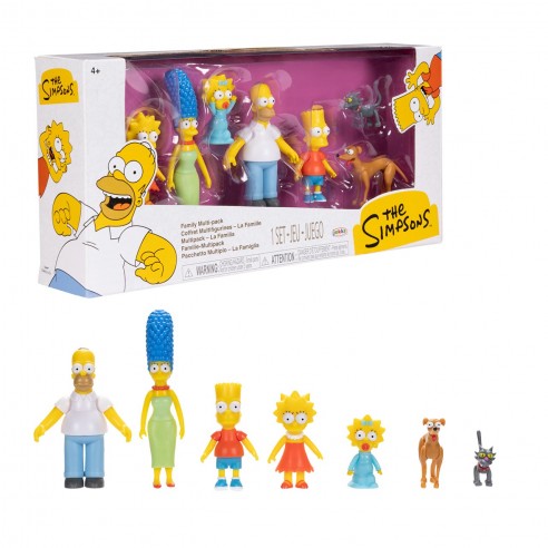 Pack Família Simpsons – Conjunto de 7 Figuras (6cm)