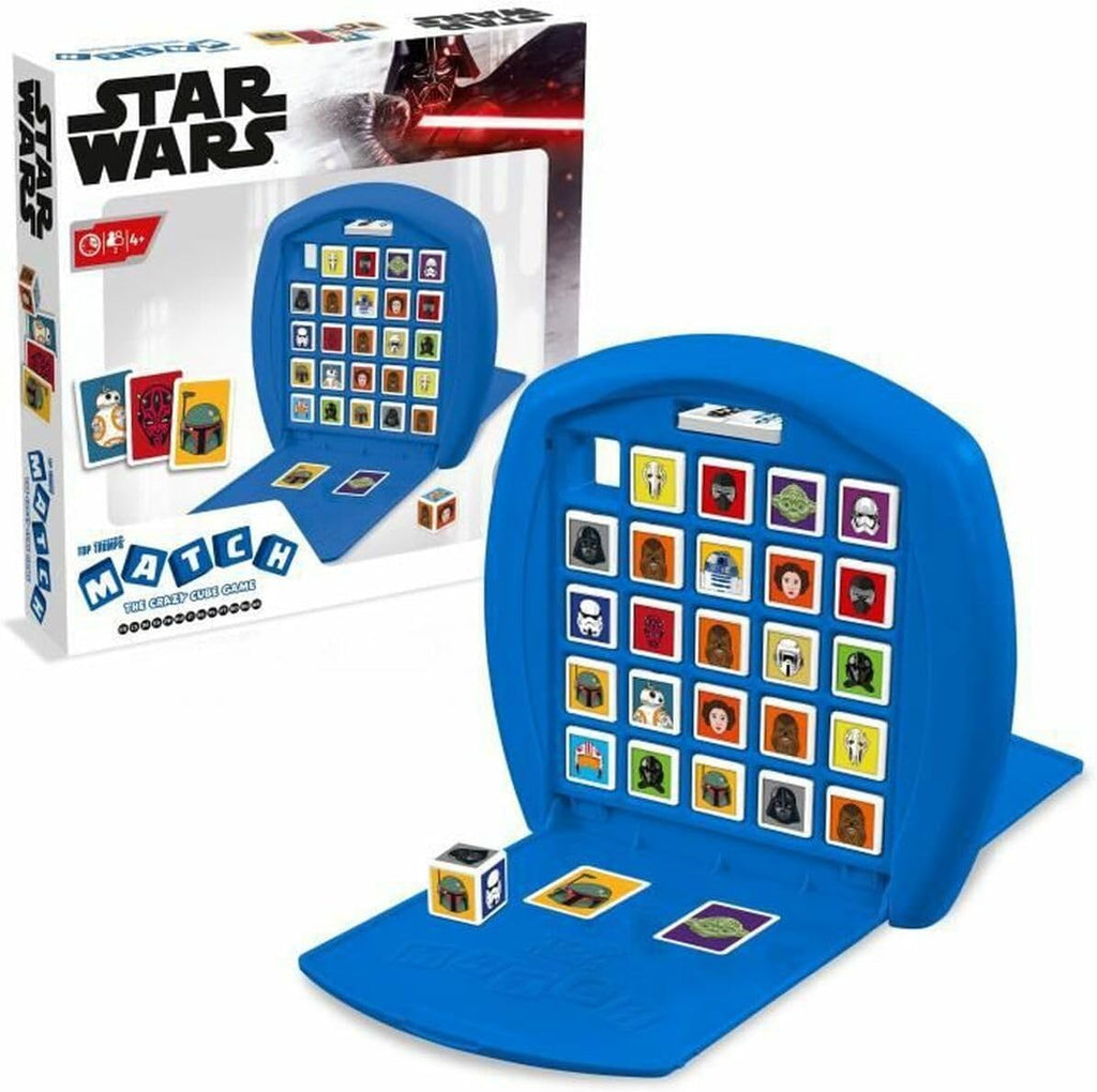 Jogo de Mesa Star Wars Trumps Match - Diversão Galáctica para Crianças e Adultos