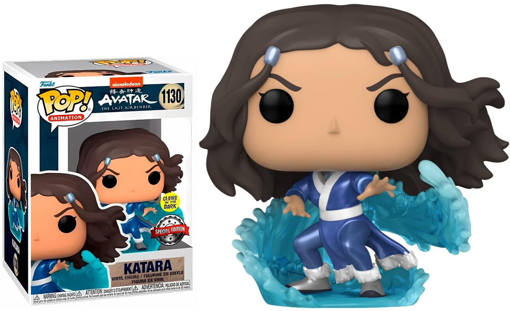 POP! Avatar: The Last Airbender - Katara (Exclusive Metallic Glow-in-the-Dark) 9 cm