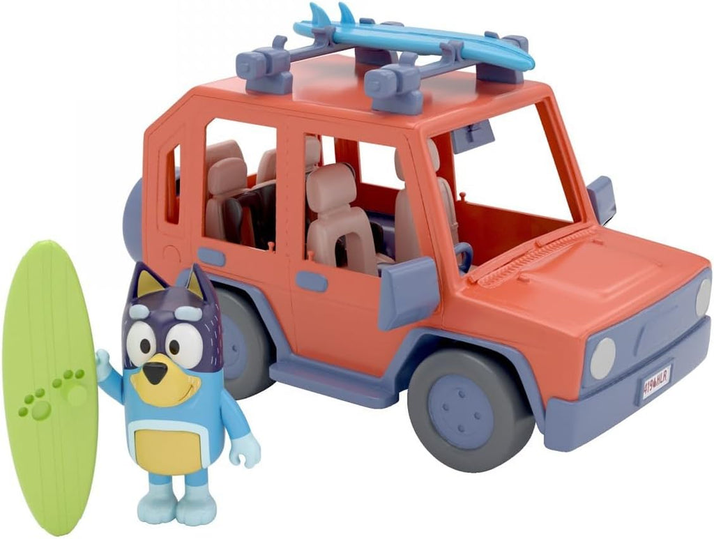 Bluey Action Figure com Veículo - Family Cruiser