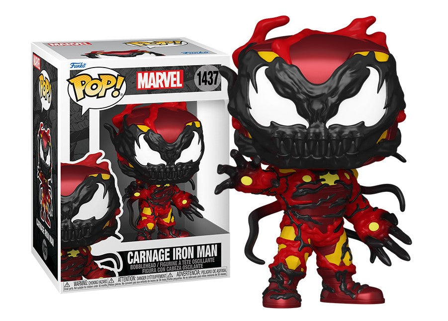 POP! Marvel: Carnage Iron Man - Figura de Vinil 9 cm