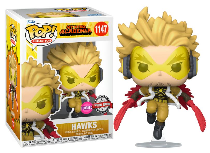 POP! My Hero Academia Hawks Exclusivo 9 cm (Flocked)