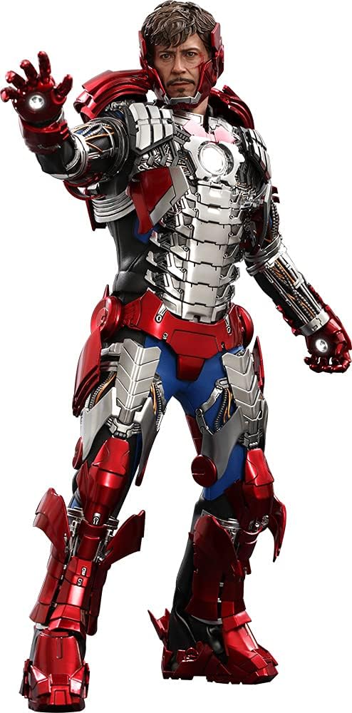 Iron Man 2 Movie Masterpiece 1/6 Tony Stark (Mark V Suit Up Version) Deluxe 31 cm