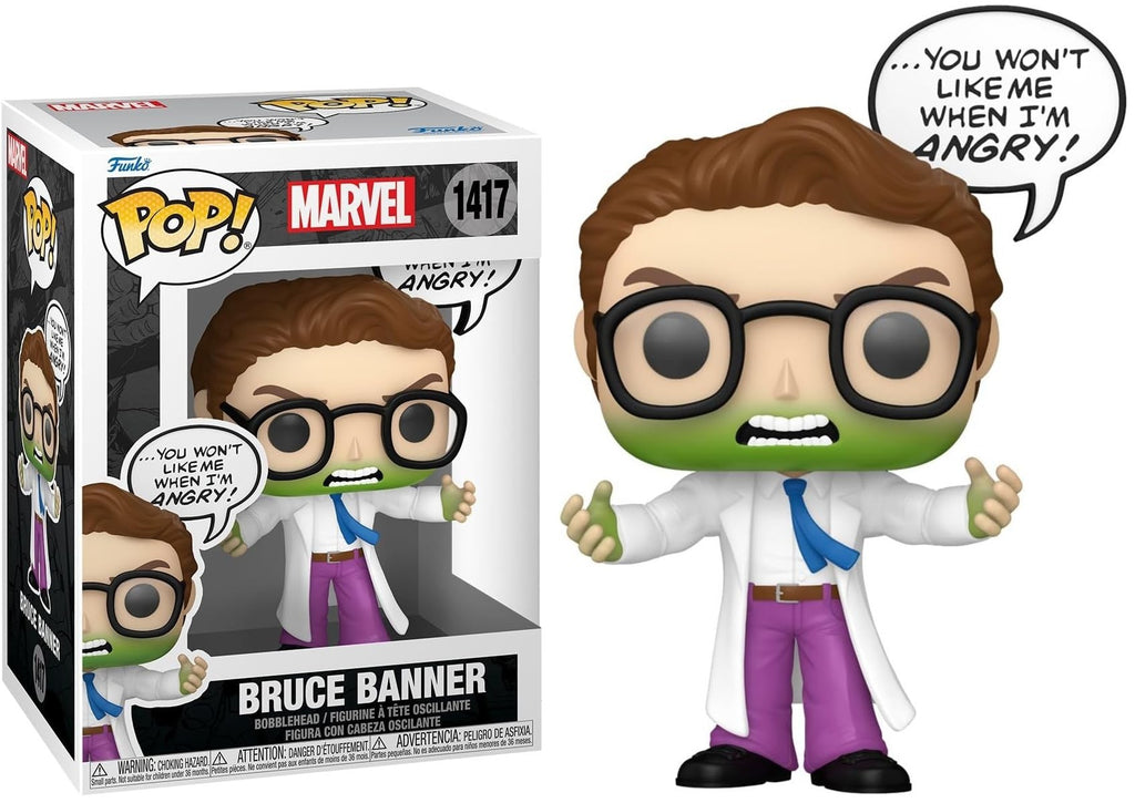 POP! Marvel - Bruce Banner Hulk (Don't Make Me Angry) 9 cm