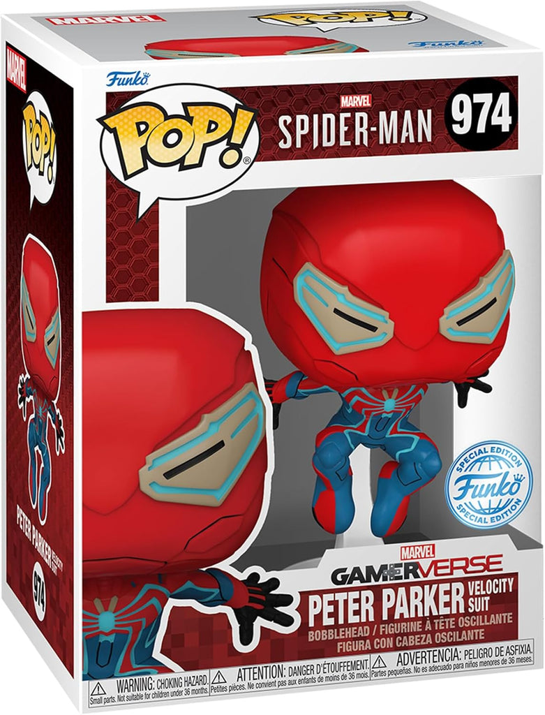 POP! Marvel Spider-Man - Peter Parker (Velocity Suit) 9cm