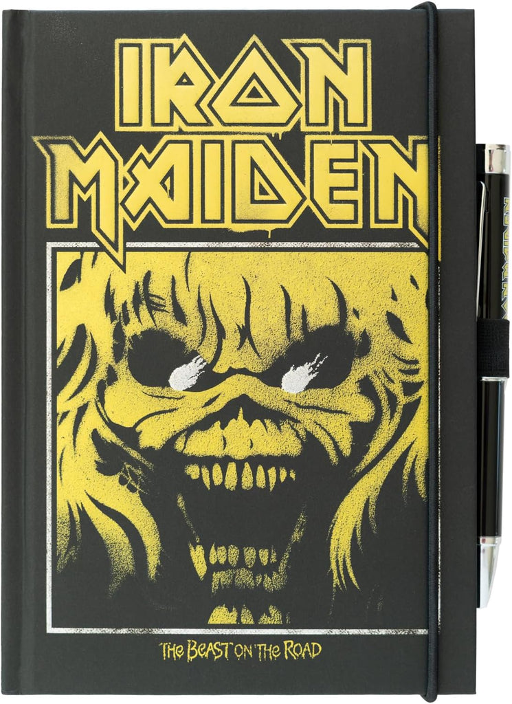 Caderno Iron Maiden A5 Premium + Caneta Projetor