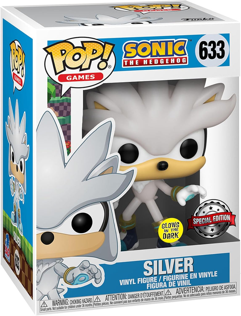 POP! Games: Sonic The Hedgehog 30th - Silver The Hedgehog Exclusivo 9cm