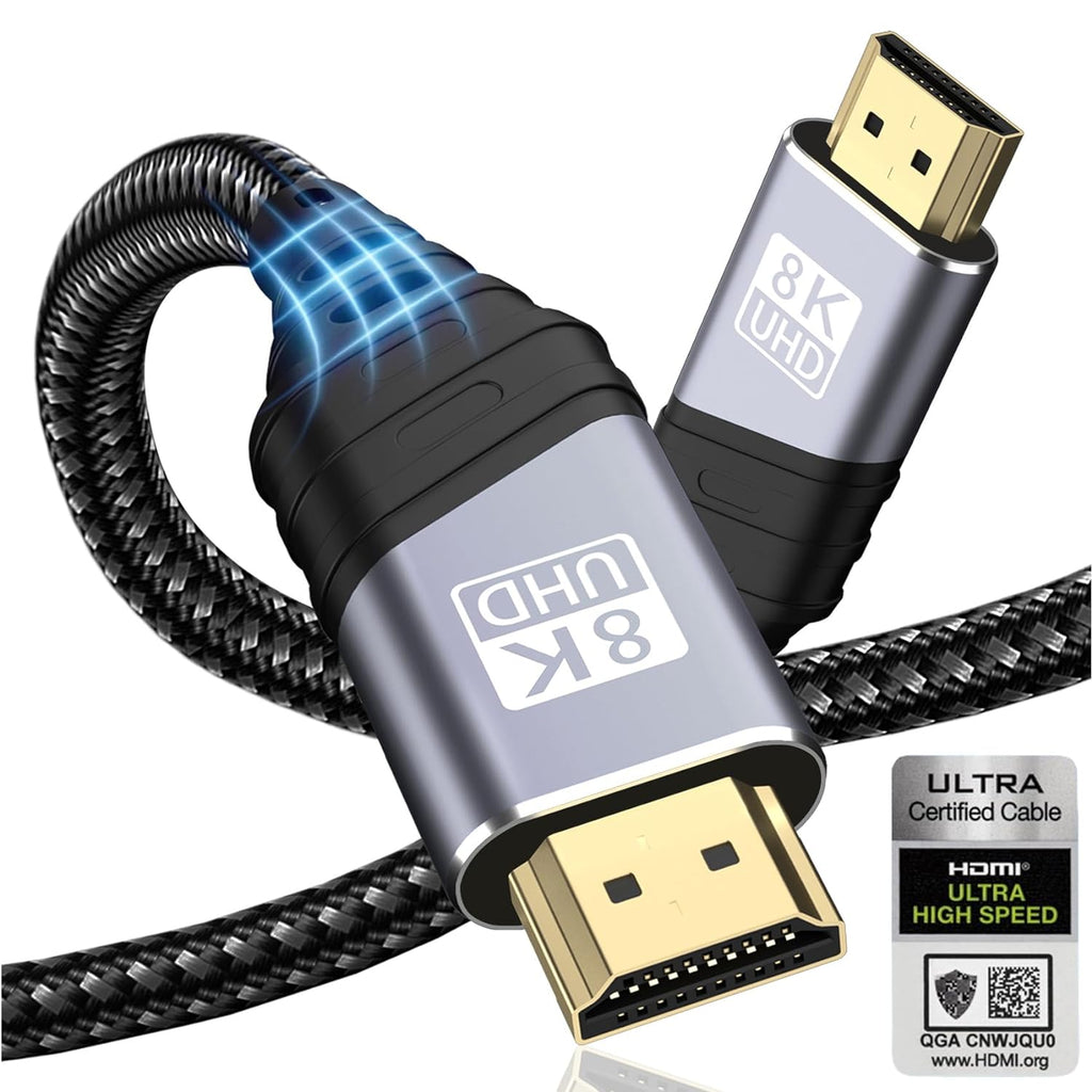 Cabo HDMI 2.1 2m - Alta Velocidade 8K Ultra HD