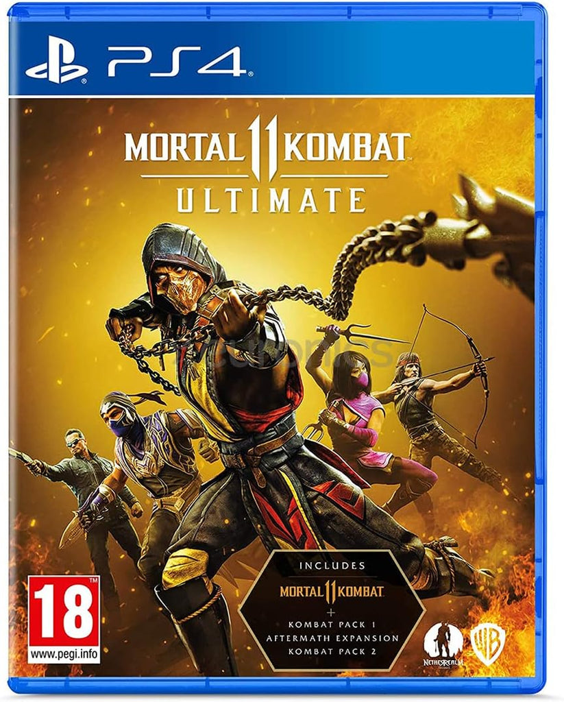 PS4 Mortal Kombat 11 Ultimate Edition - Kombat Pack 1 & 2 + Aftermath Expansion