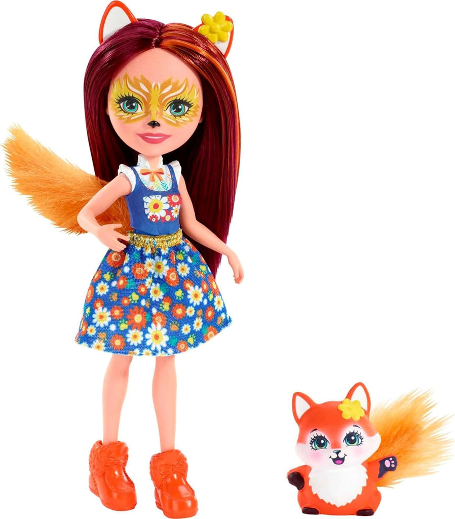 Boneca Enchantimals Felicity Fox com Raposinha Flick 15cm