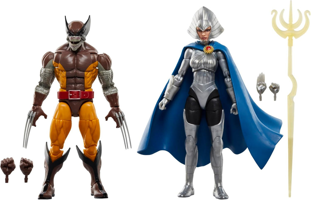 Marvel Legends Series – Pack Wolverine e Lilandra Neramani 15cm