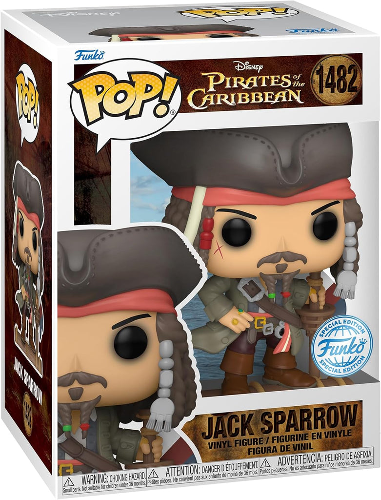 POP! Filmes: Pirates of the Caribbean - Captain Jack Sparrow Exclusivo 9cm