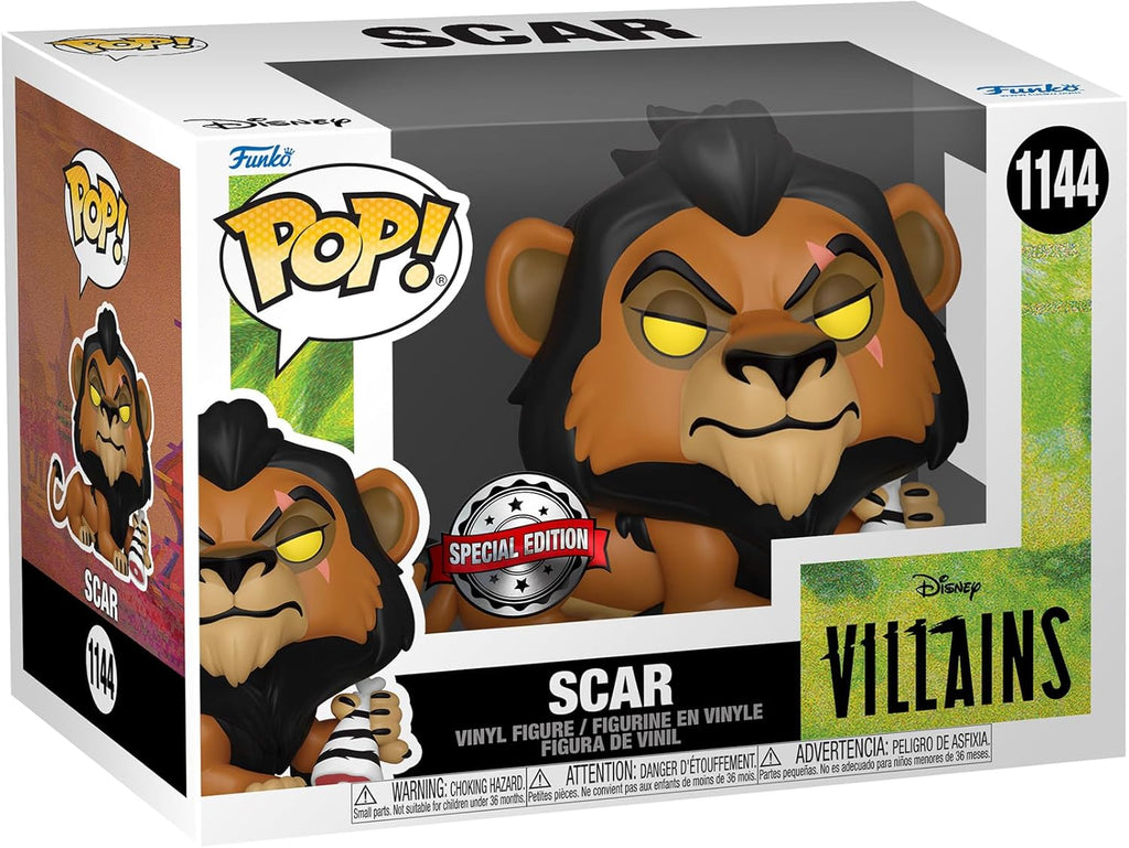 POP! Disney: The Lion King - Scar com Carne Exclusivo 9cm