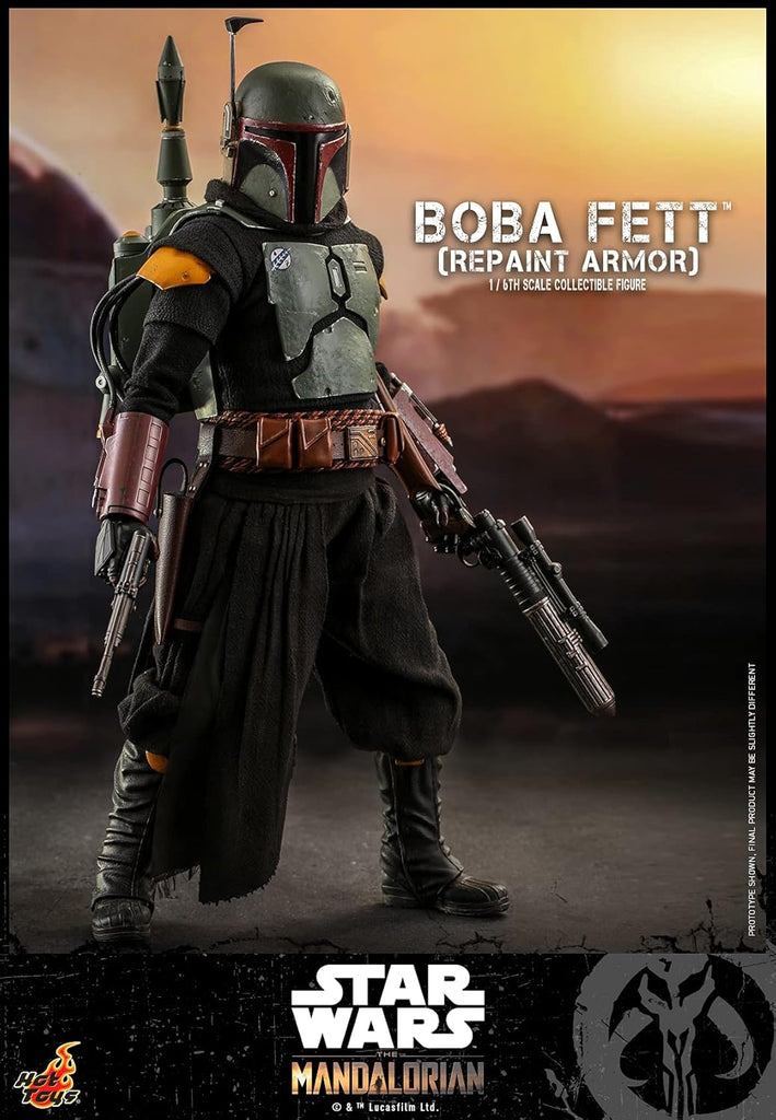 Star Wars The Mandalorian – Figura Articulada 1/6 Boba Fett (Repaint Armor) 30 cm