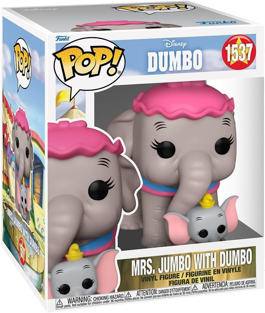 POP! Super Disney Dumbo Mrs. Jumbo com Dumbo 15cm