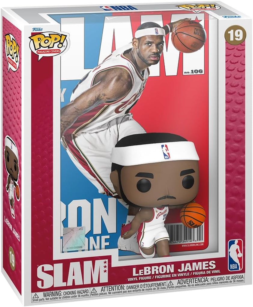 POP! Basketball NBA Cover Vinyl Figure LeBron James (SLAM Magazine) 9 cm