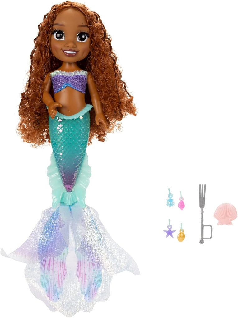 Boneca Ariel Musical 38cm com Luzes - A Pequena Sereia da Disney