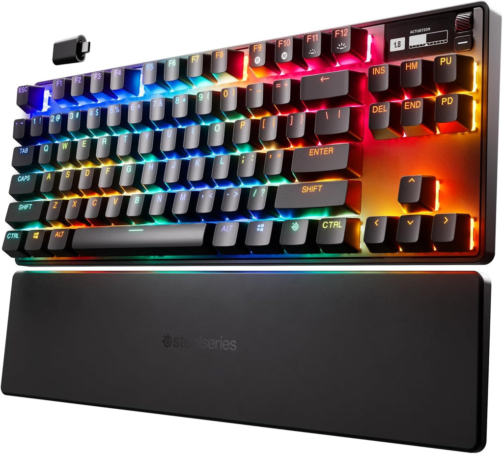 SteelSeries Apex Pro TKL Wireless - Teclado Gaming HyperMagnetic Sem Fios