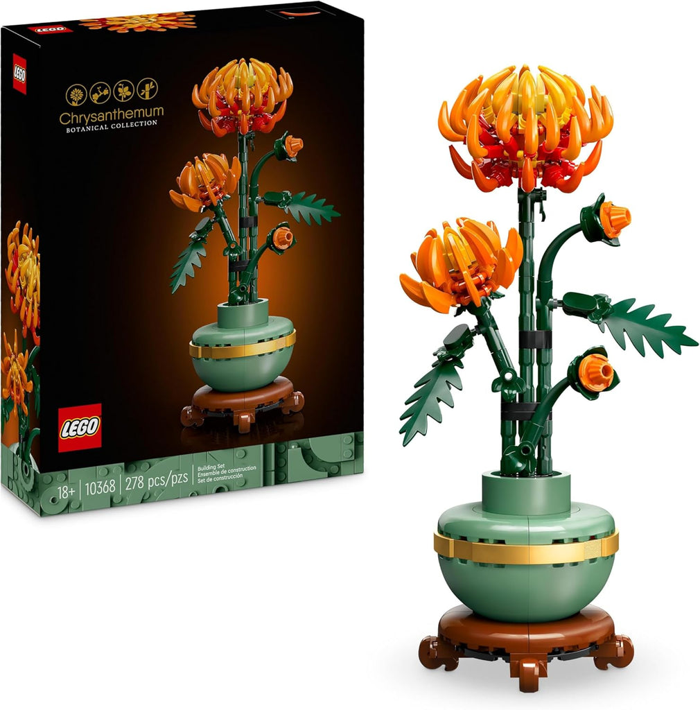 LEGO Icons Crisântemo - Decoração Floral