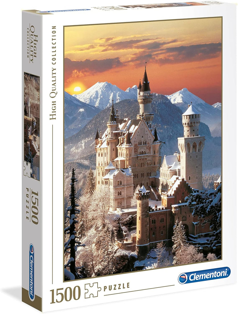 Puzzle Neuschwanstein 1500 Peças – Um Conto de Fadas em Cada Detalhe