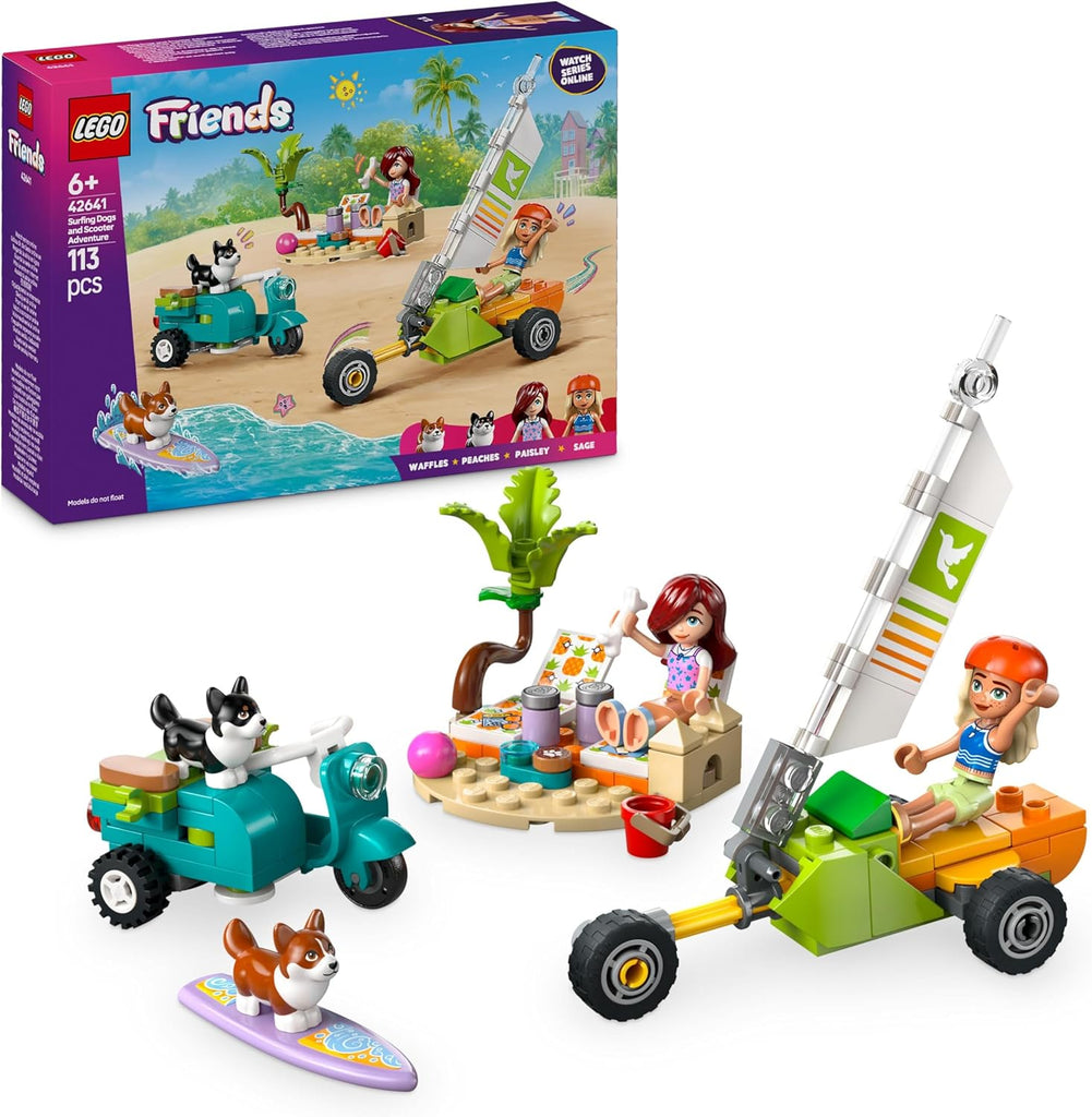 LEGO Friends Cães Surfistas e Aventura de Vespa 42641