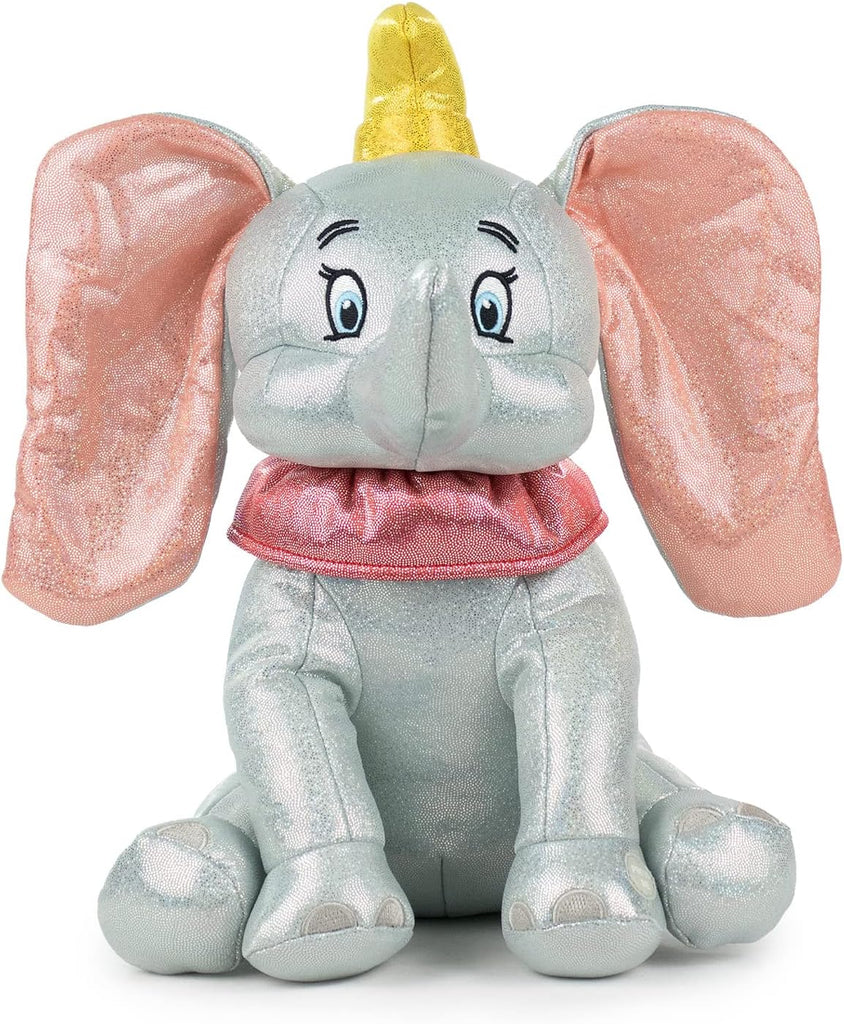 Peluche Dumbo Glitter 28 cm – Edição Comemorativa Disney 100 Anos