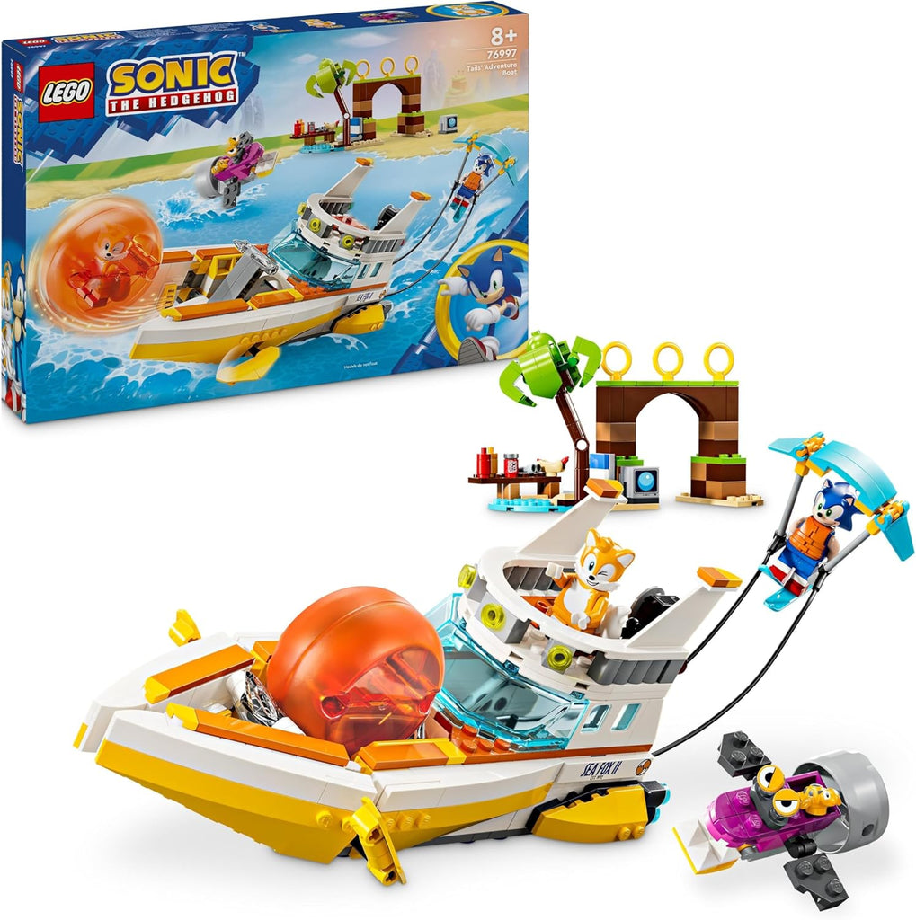 LEGO Sonic the Hedgehog™ Barco de Aventura do Tails