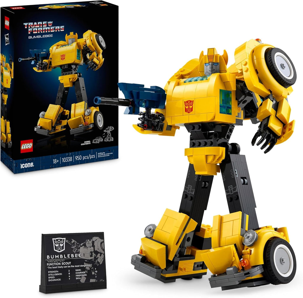 LEGO Icons Bumblebee Transformers - Figura Articulada de Colecionador