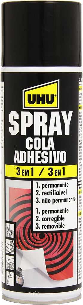 Cola Spray Uhu 3 Em 1 200ml 38455