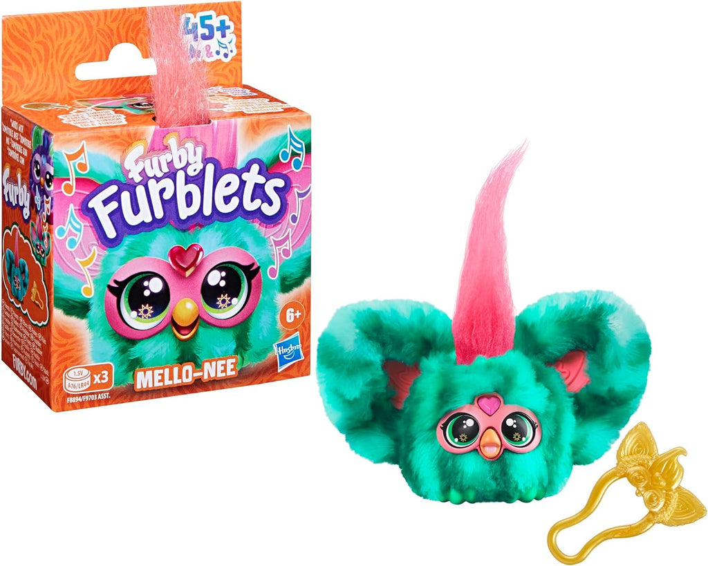 Mini Furby Mello Nee Furblet - Peluche Eletrónico Interativo