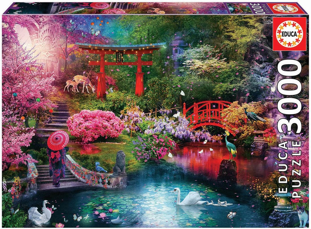 Puzzle Educa 3000 Peças - Jardim Japonês (120 x 85 cm)