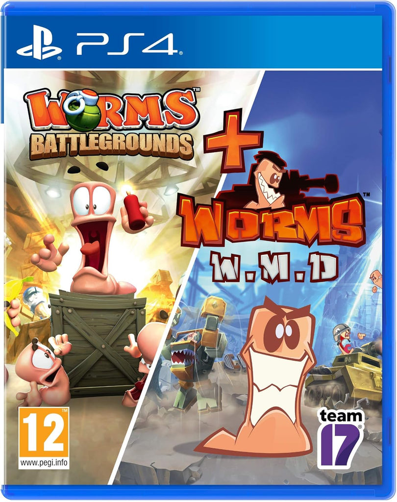 PS4 Worms Battlegrounds + Worms W.M.D – Double Pack