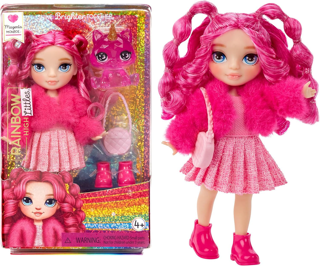 Rainbow High Littles - Magenta Monroe com Gatinho Mágico