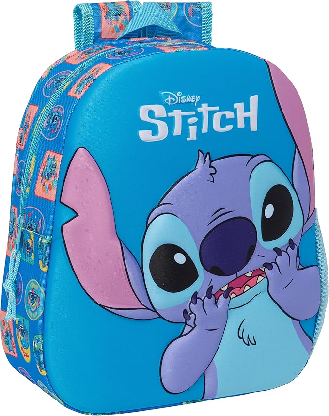 Mochila 3D Stitch Disney 33cm