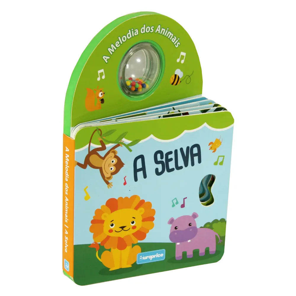 A Melodia Dos Animais - A Selva Europrice - Livro Interativo de Sons para Crianças (Português) ANIMATEK