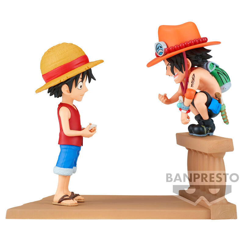 Banpresto One Piece - Monkey D. Luffy & Portgas D. Ace 8 cm ANIMATEK