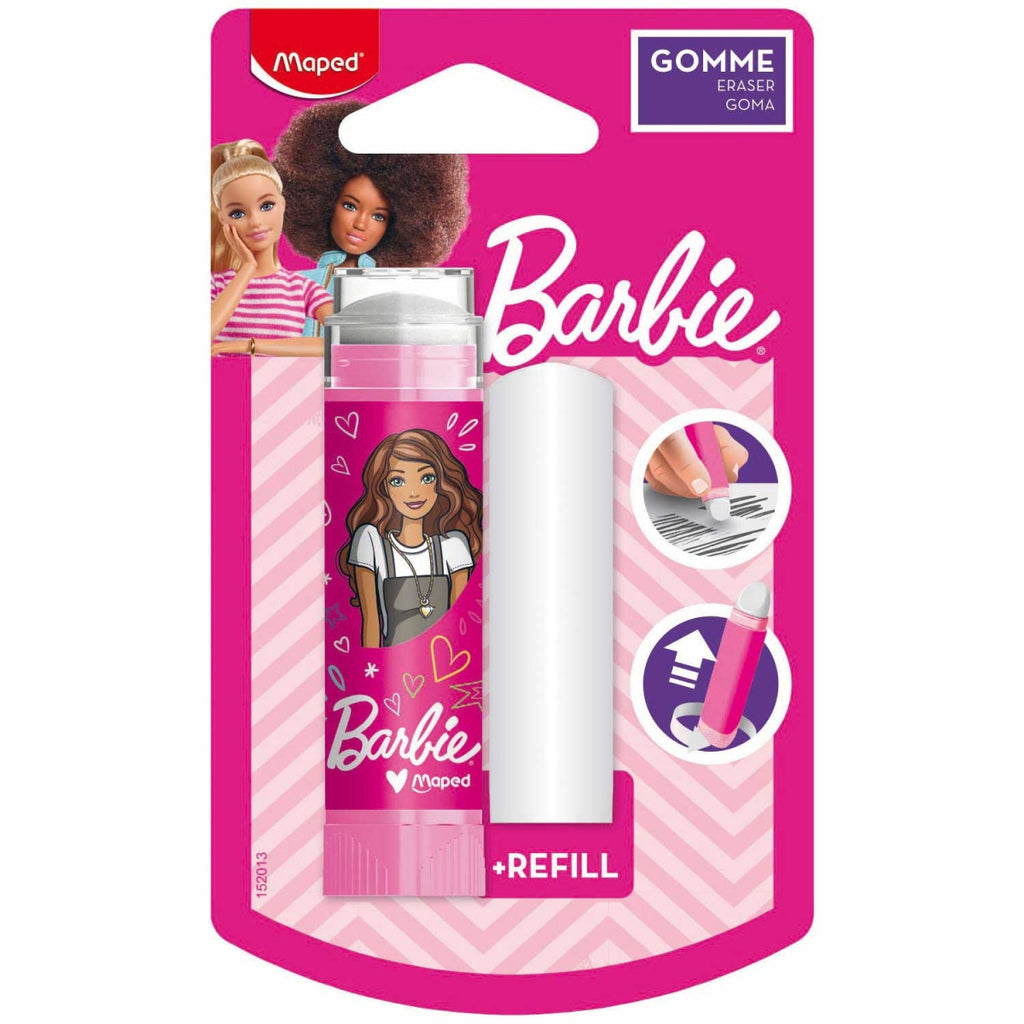 Borracha Stick + Recarga Maped Barbie ANIMATEK