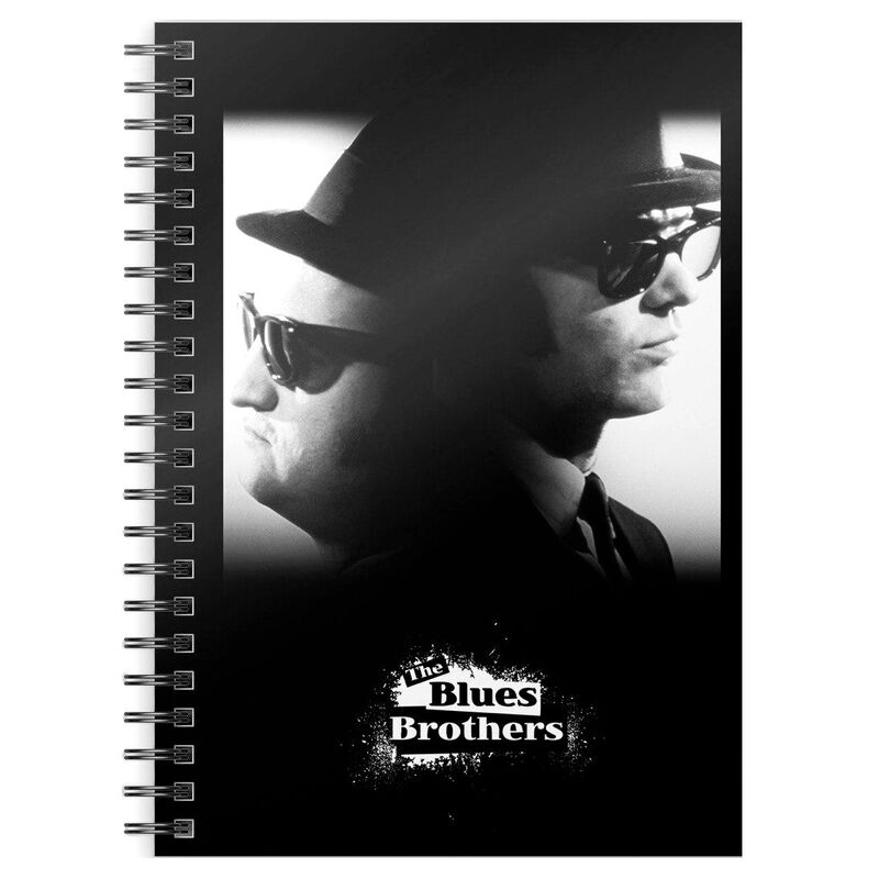 Caderno A5 Jake e Elwood The Blues Brothers - Quadriculado ANIMATEK