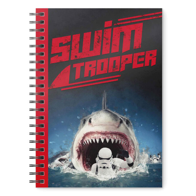 Caderno A5 Swimtrooper Original Stormtrooper - SD Toys | 50 Folhas ANIMATEK