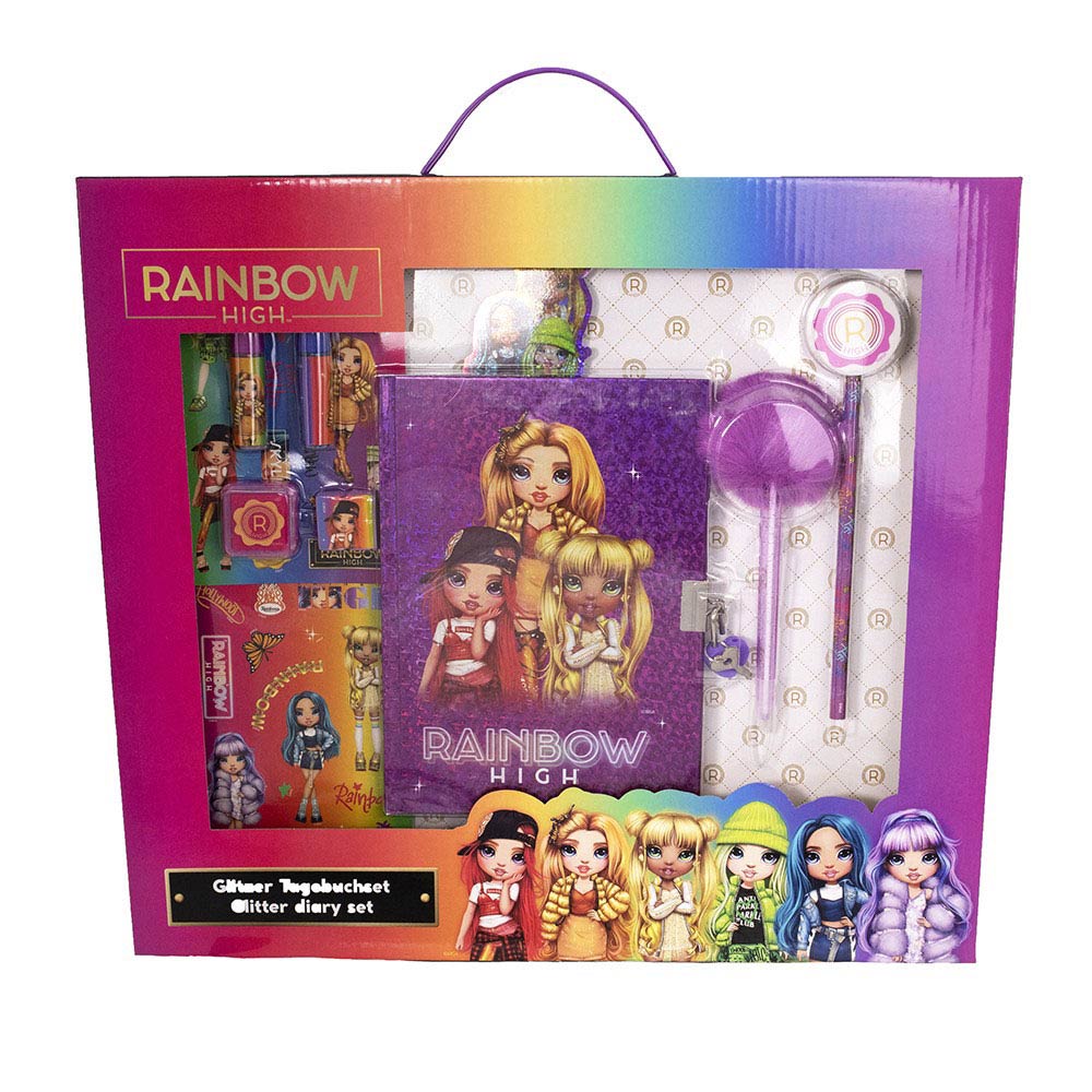 Conjunto Diário Glitter Rainbow High RHOF4470 ANIMATEK