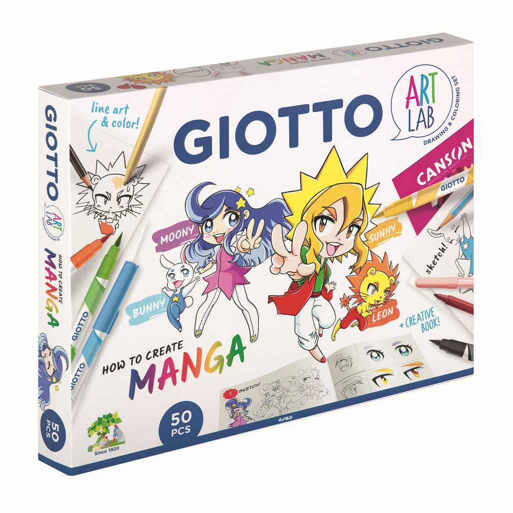 Conjunto Giotto Art Lab Manga F582300 ANIMATEK