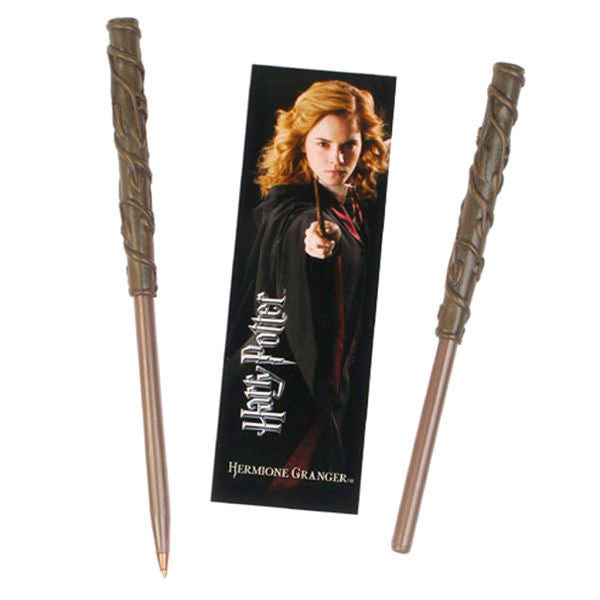 Conjunto Harry Potter Caneta e Marcador de Página Hermione Granger ANIMATEK