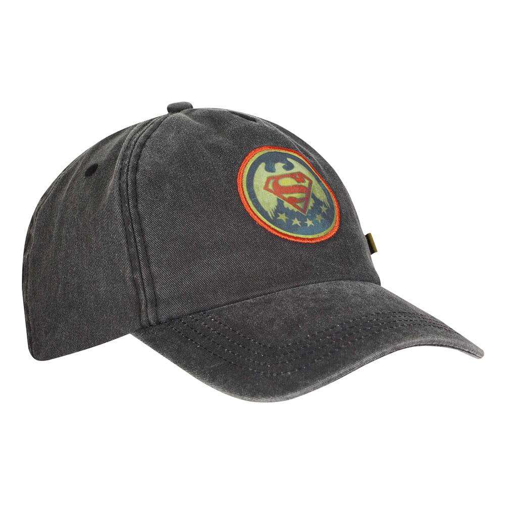 DC Superman Curved Bill Cap Vintage Wash ANIMATEK